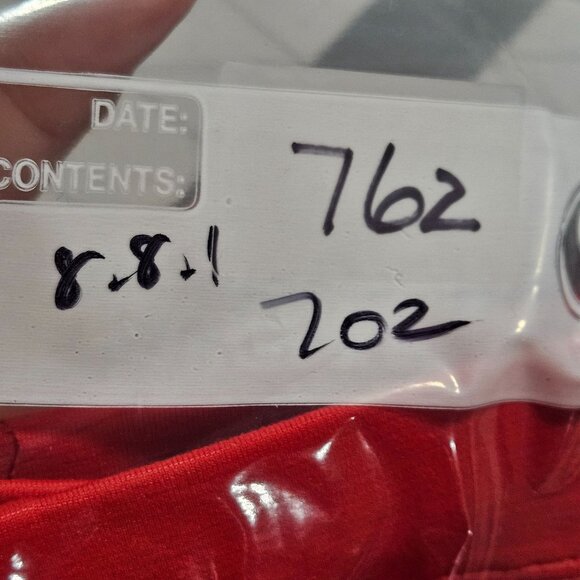 Outdoor Voices XS  Zip Front Sports Bra Red Adjustable Straps Mesh Back - Picture 12 of 12